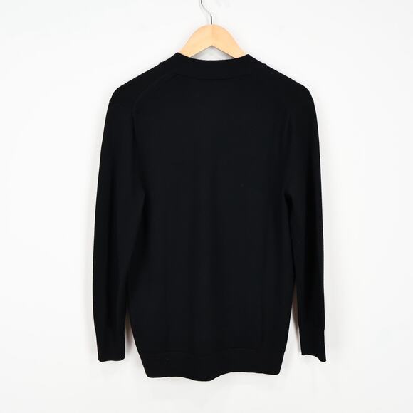 NWT Madewell 100% Merino Wool Relaxed Fit Boyfriend Cardigan True Black Size XS - Picture 5 of 10